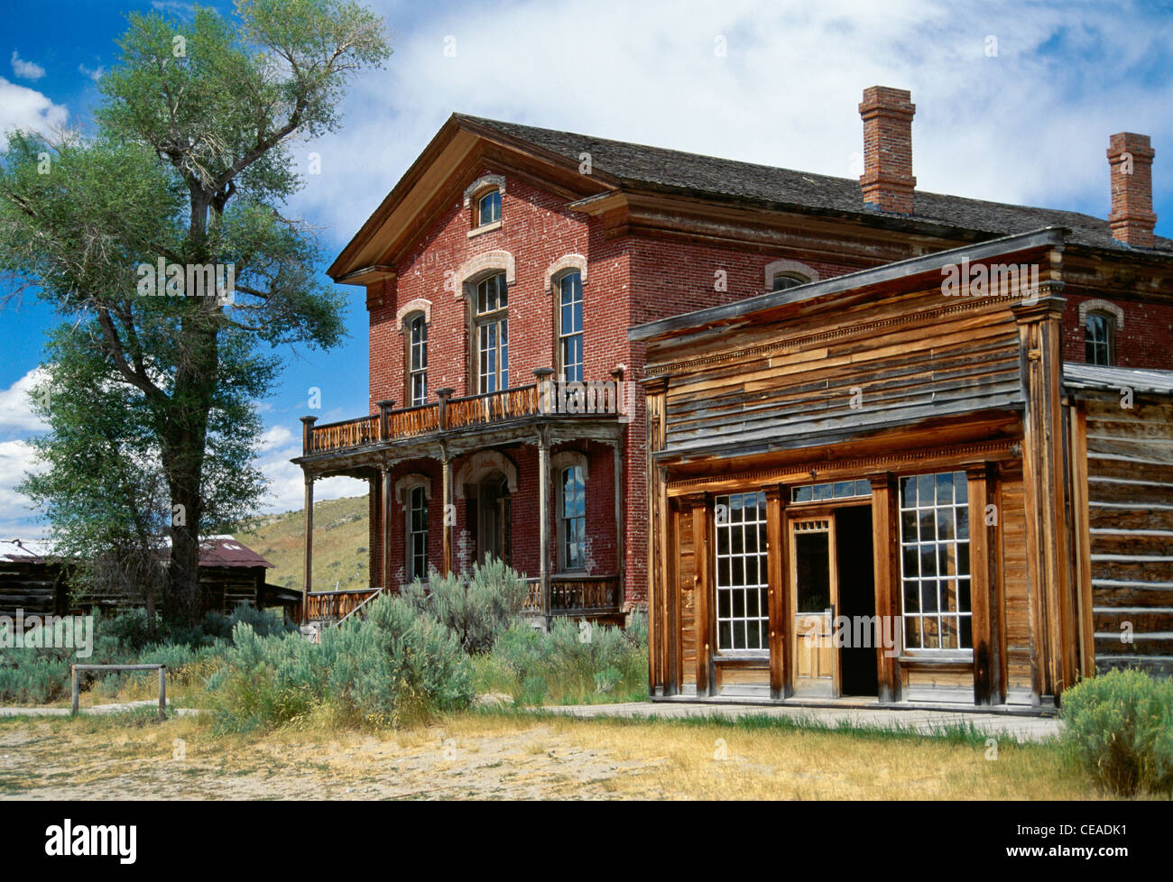 Bannack State Park, Montana Stockfoto