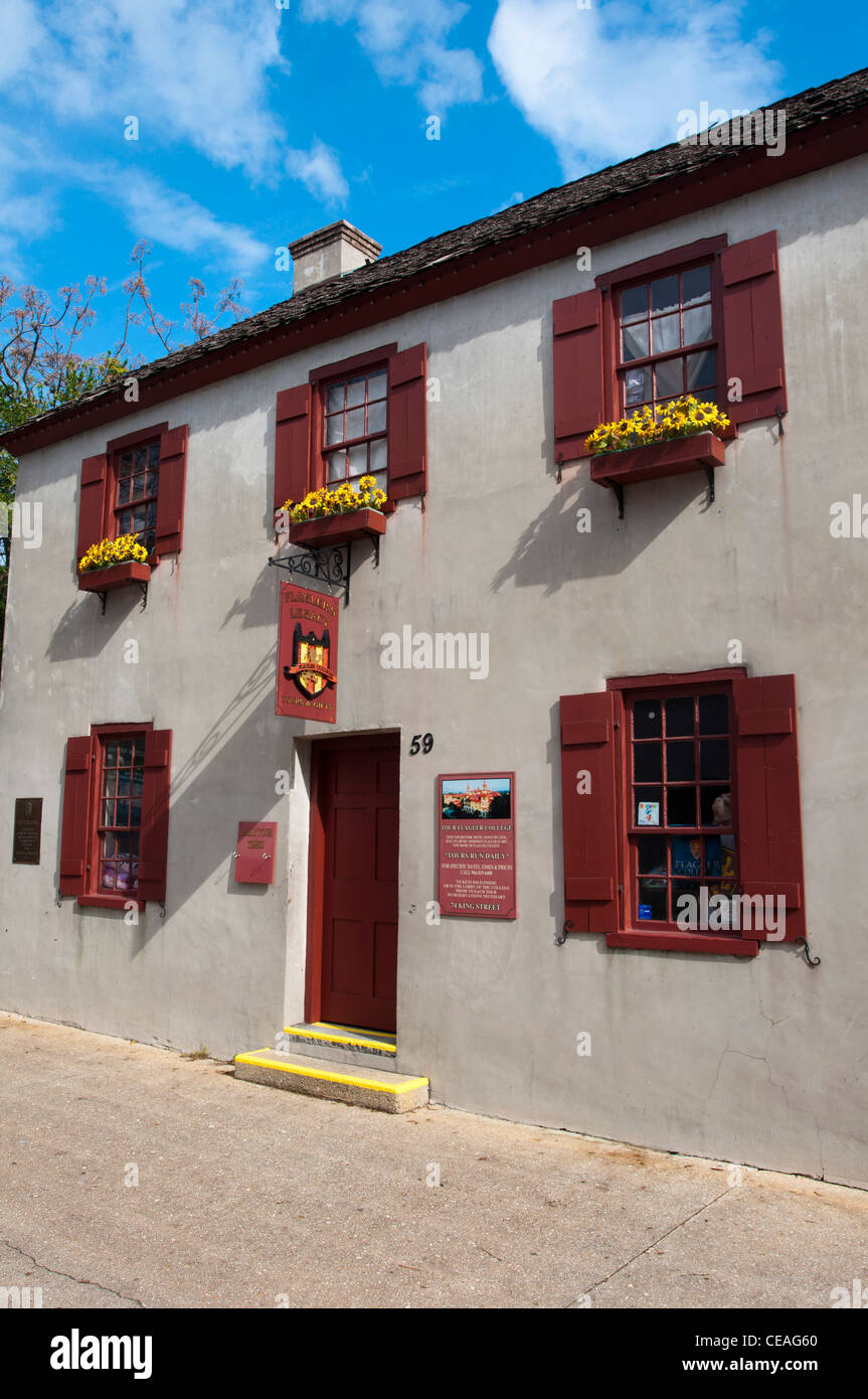 Flaglers Vermächtnis Geschenk Shop St. George Street, St. Augustine, Florida, Vereinigte Staaten, USA, Nordamerika Stockfoto