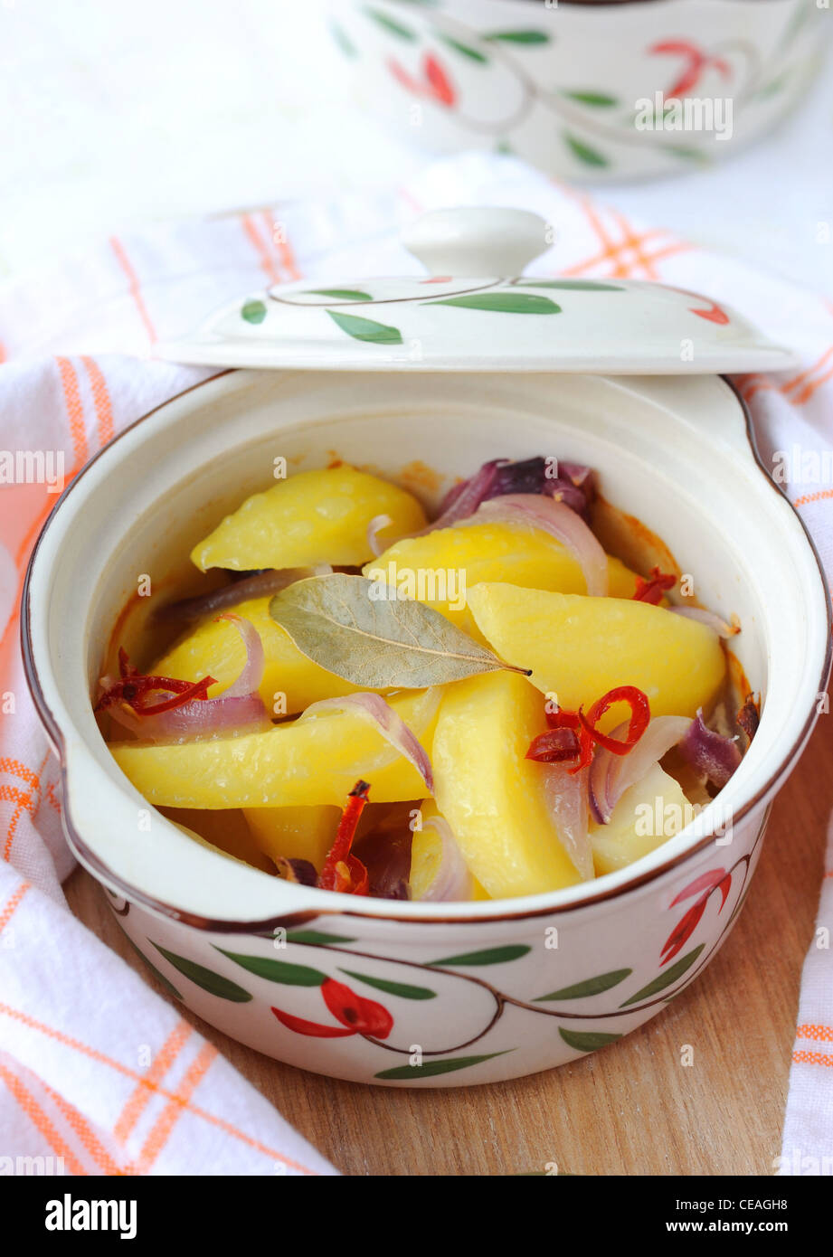 Gebackene Kartoffeln Stockfoto