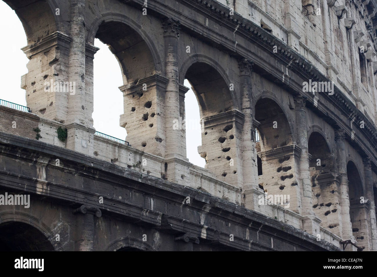 Kolosseum flavische Amphitheater in Rom Italien Stockfoto