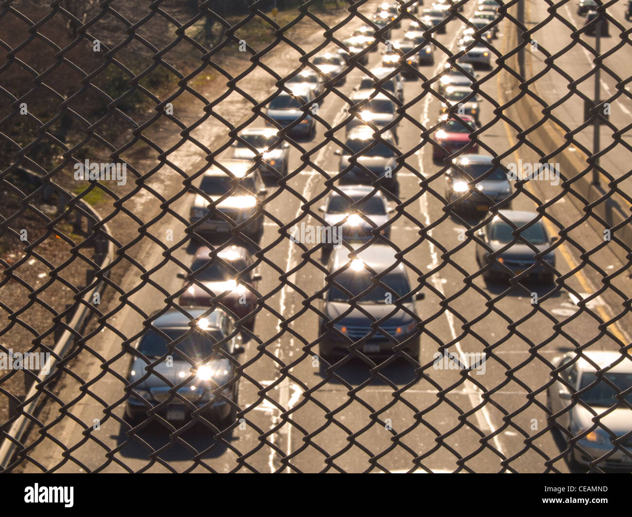 AutobahnVerkehr New York City Stockfotografie Alamy
