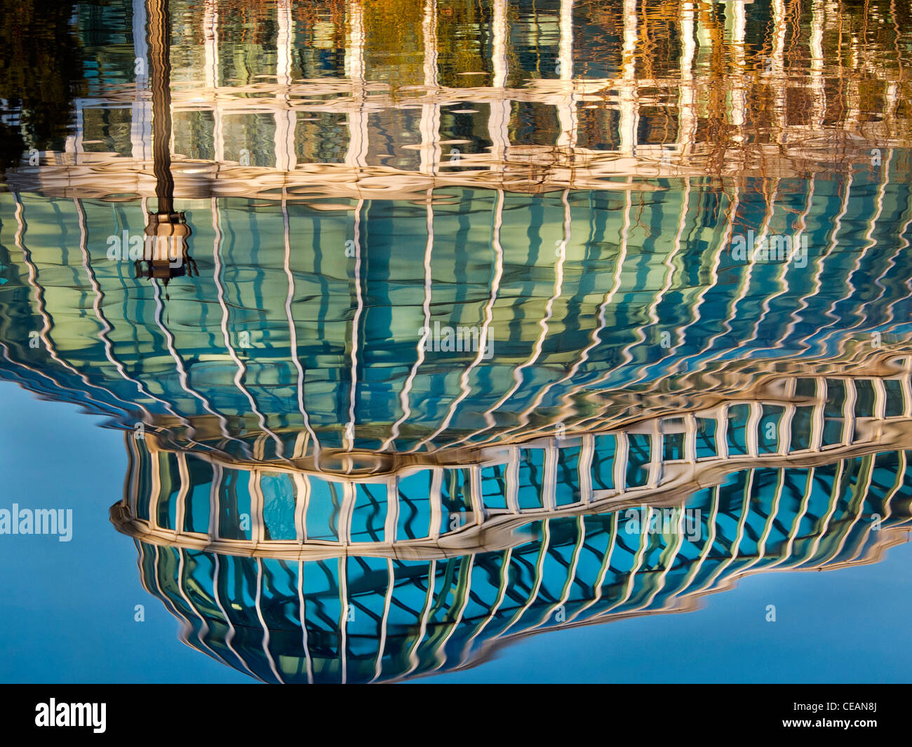 Brooklyn Botanic Garden Grounds in Brooklyn NYC Stockfoto