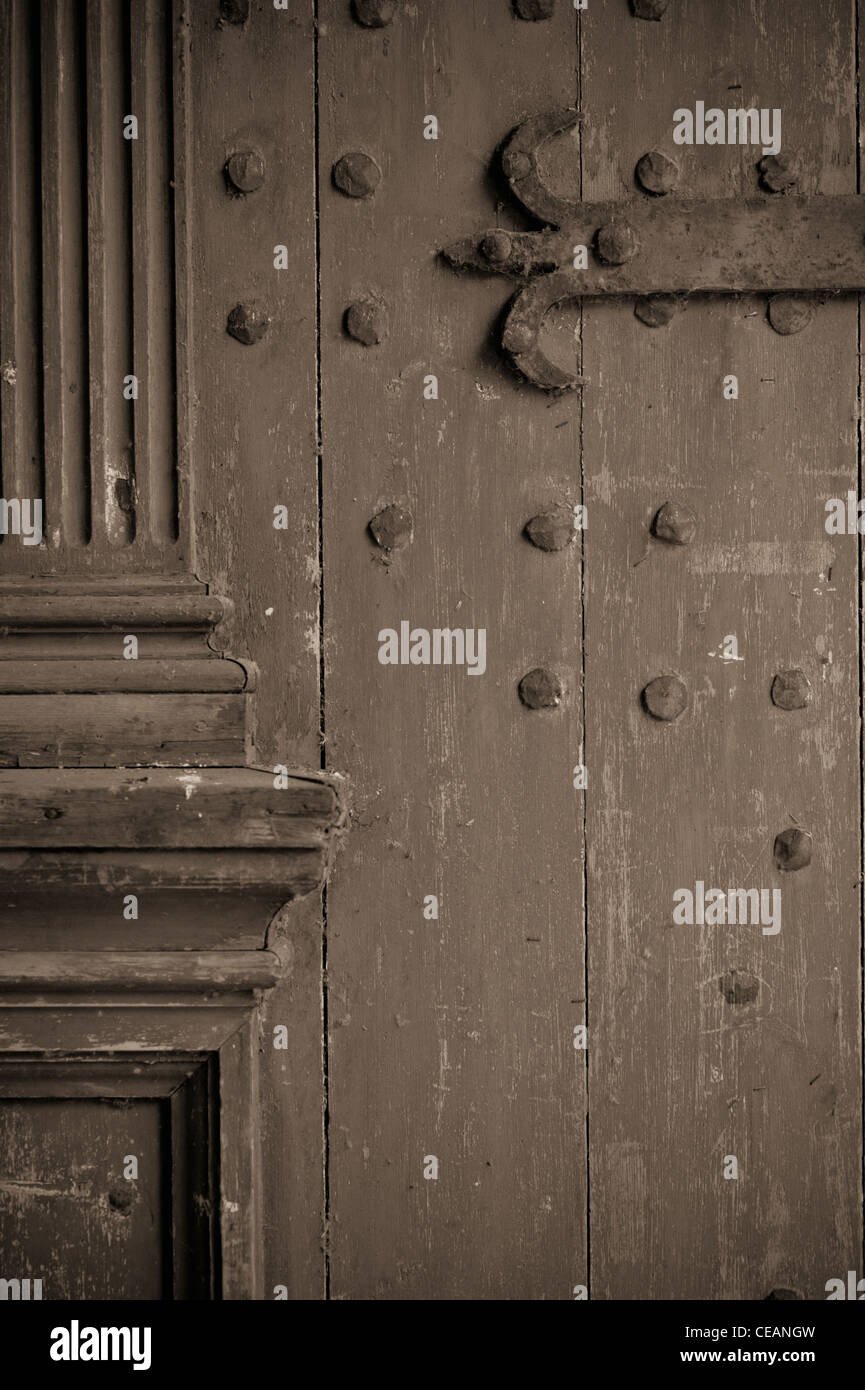 Teil der Altstadt Tor am Schloss Vadstena, Schweden Stockfoto