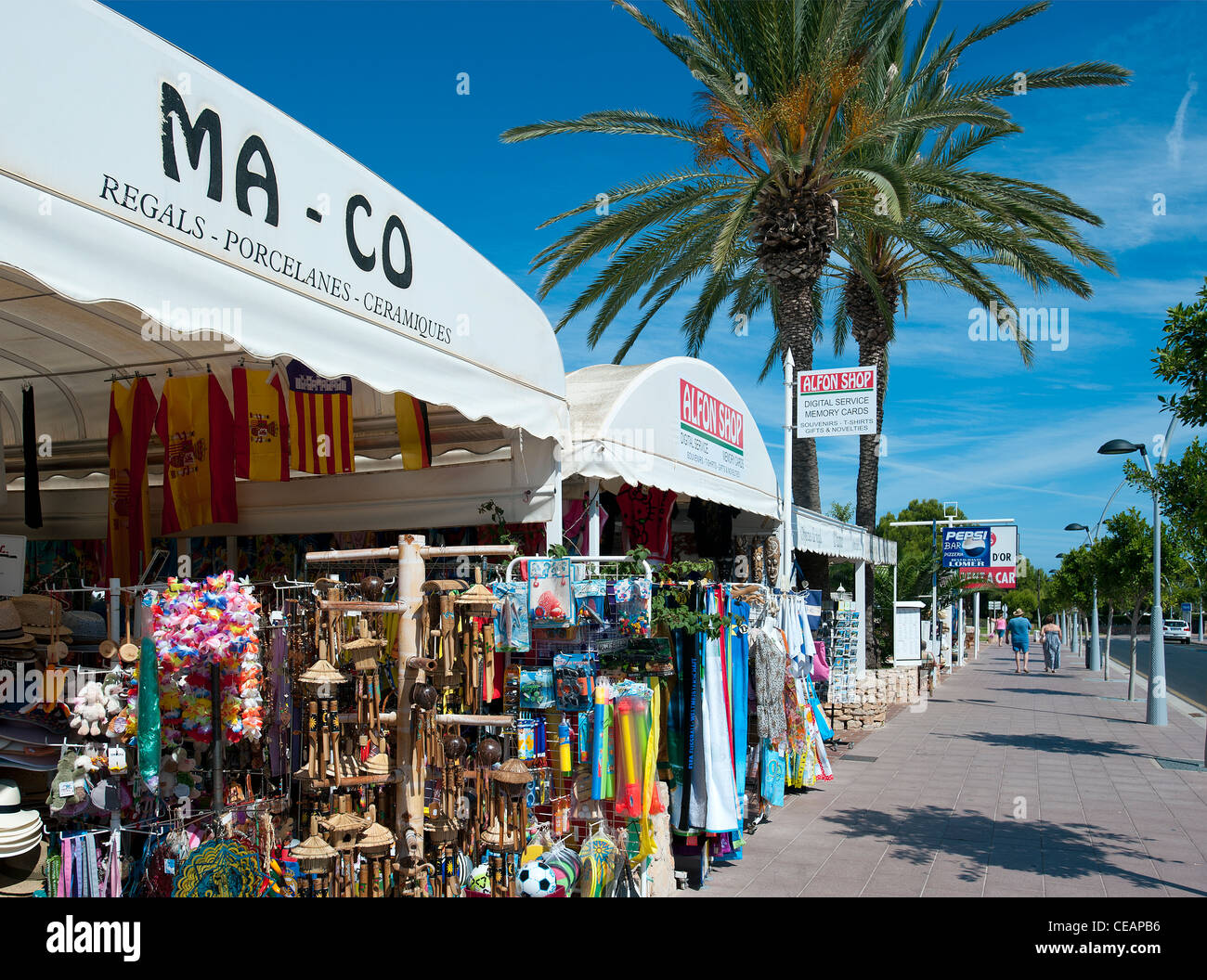 Cala Es Forti Cala d ' or Mallorca Balearen Spanien Stockfoto