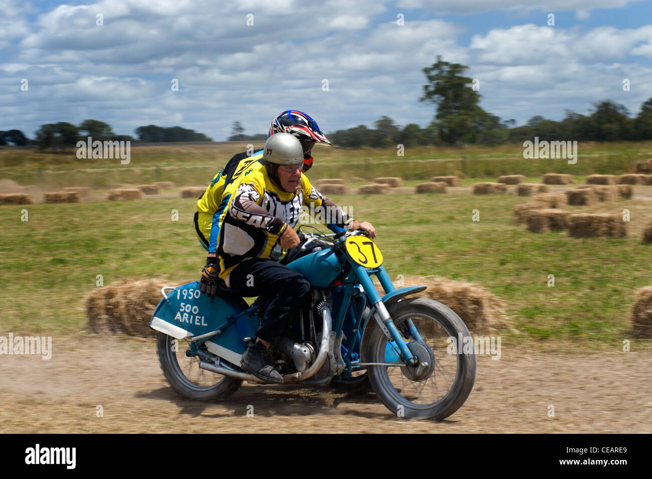 Dirt Bike Seitenwagensport Stockfoto
