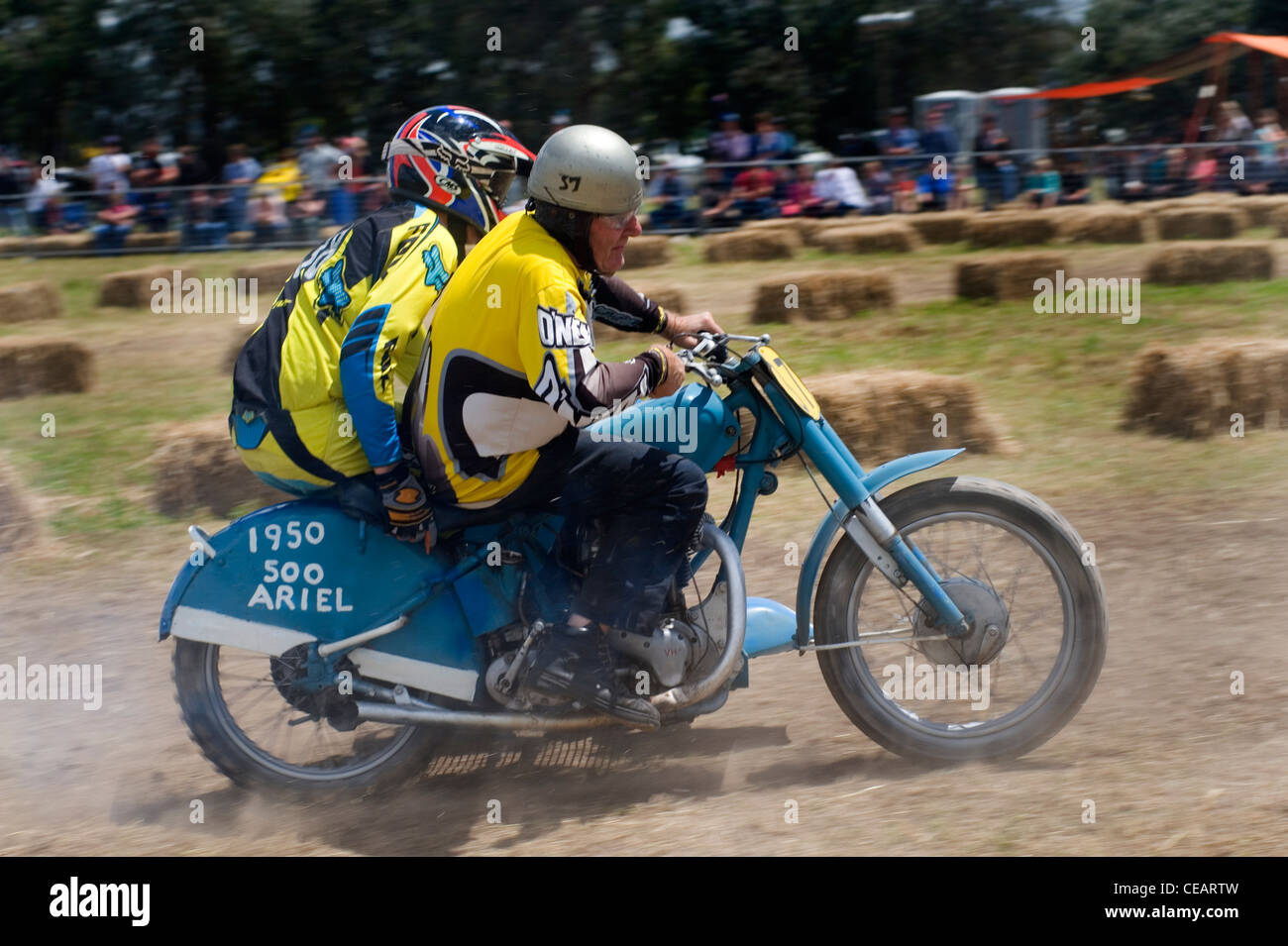 Dirt Bike Seitenwagensport Stockfoto