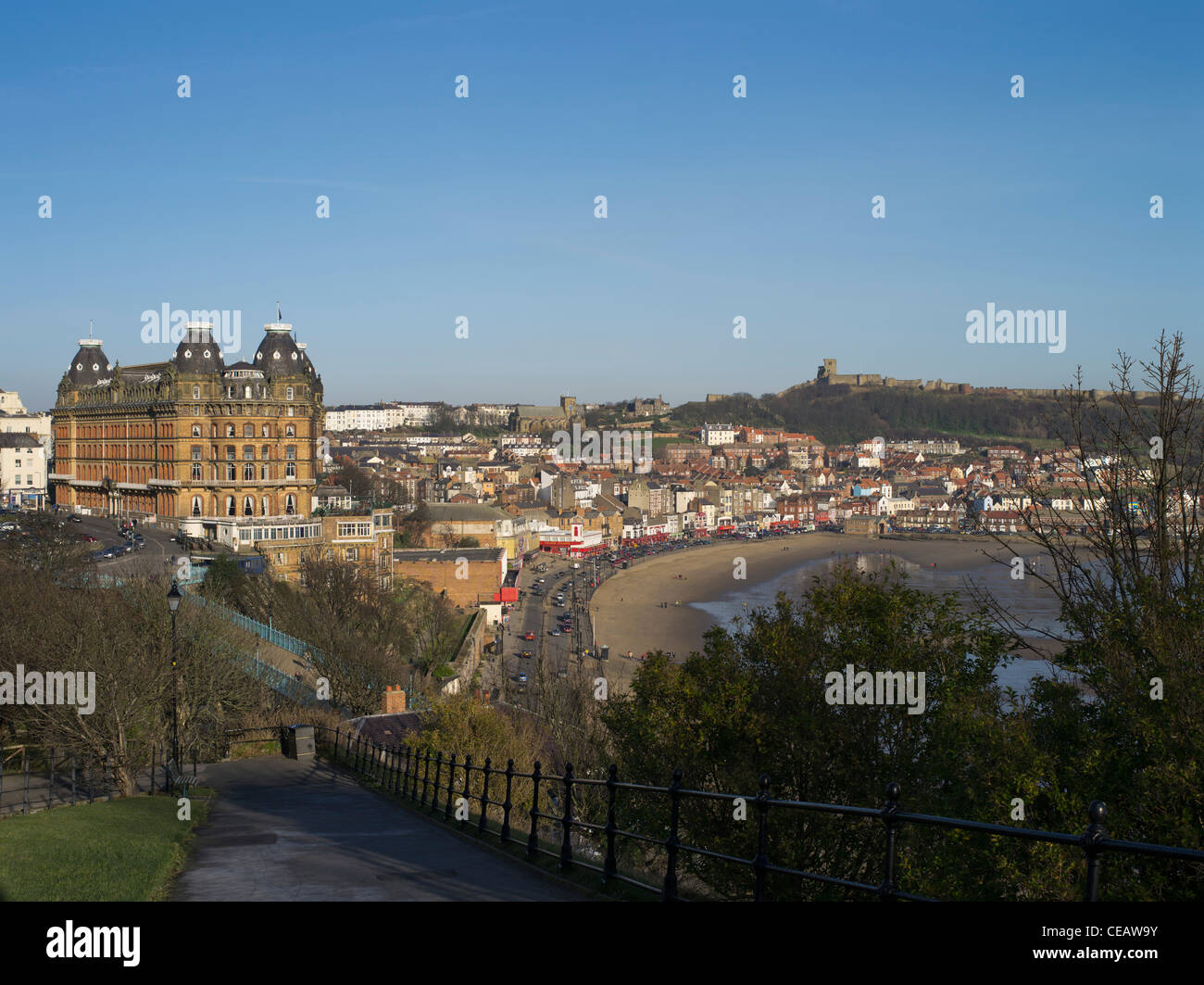 dh South Bay SCARBOROUGH NORTH YORKSHIRE UK Grand Hotel Stockfoto