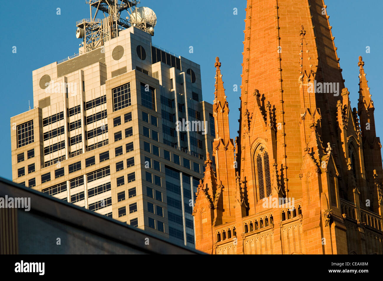 St Pauls Cathedral, Melbourne, Victoria, Australien Stockfoto