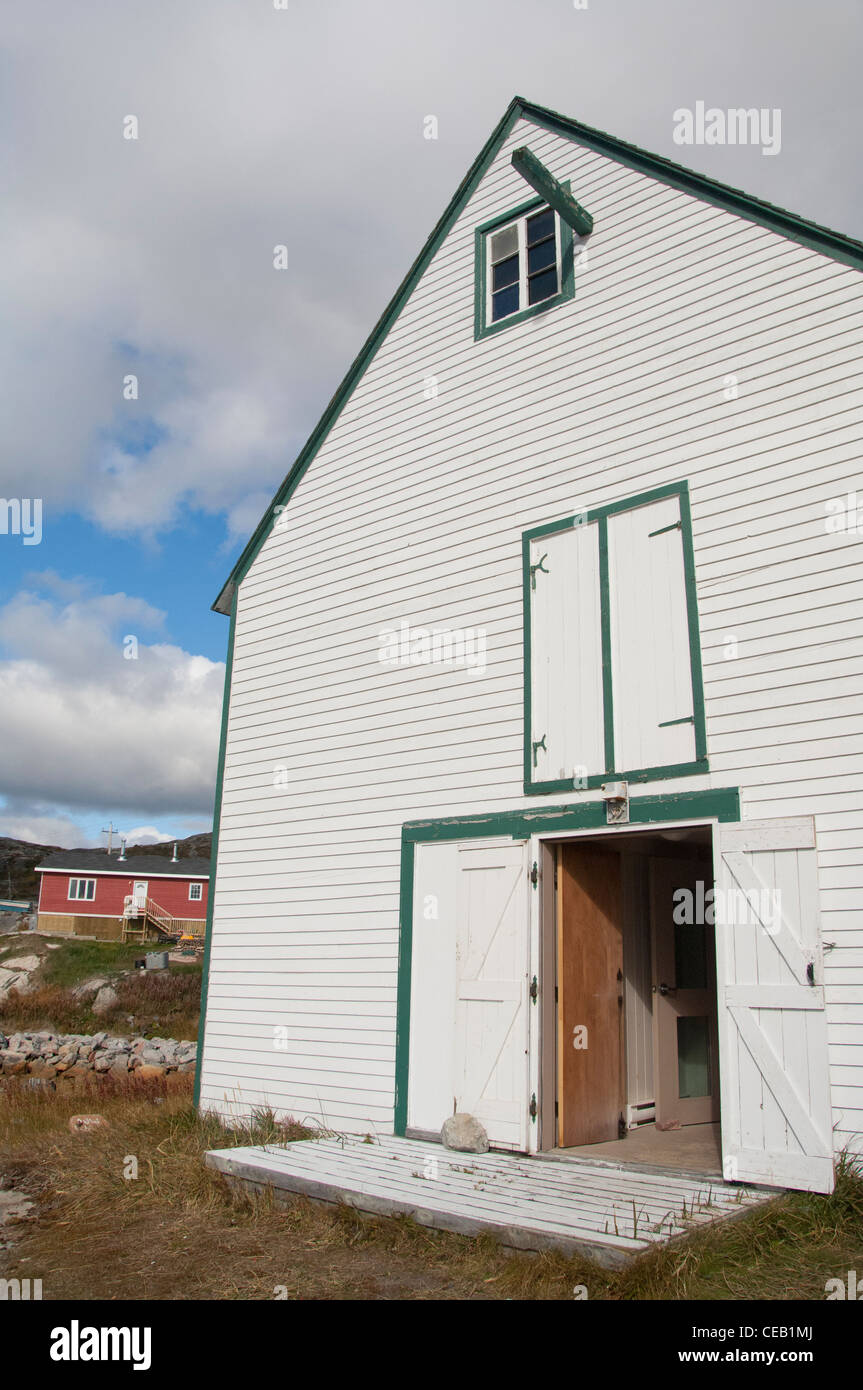 Kanada, Northern Labrador, hopedale (aka agvituk). hopedale mission National Historic Site, mährischen Museum. Stockfoto