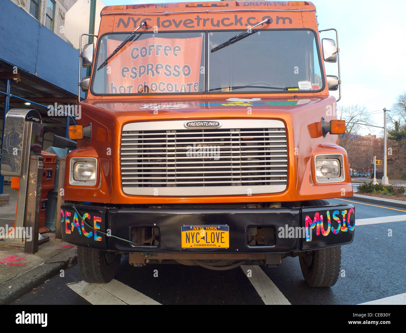 Lebensmittel Truck Rallye Brooklyn NY Stockfoto