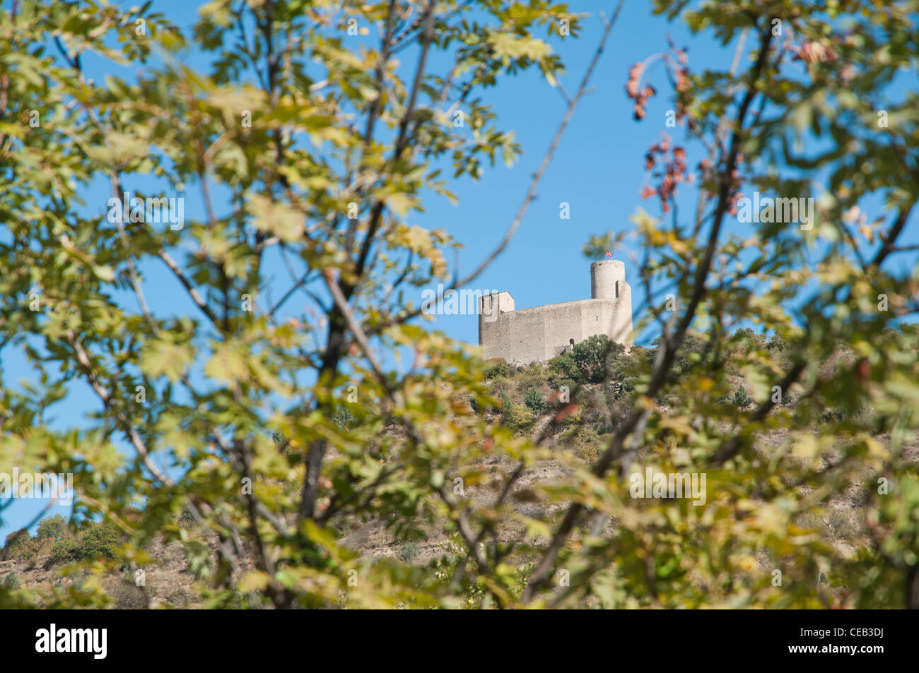 Burg von Mur, Provinz Lleida, Spanien Stockfoto