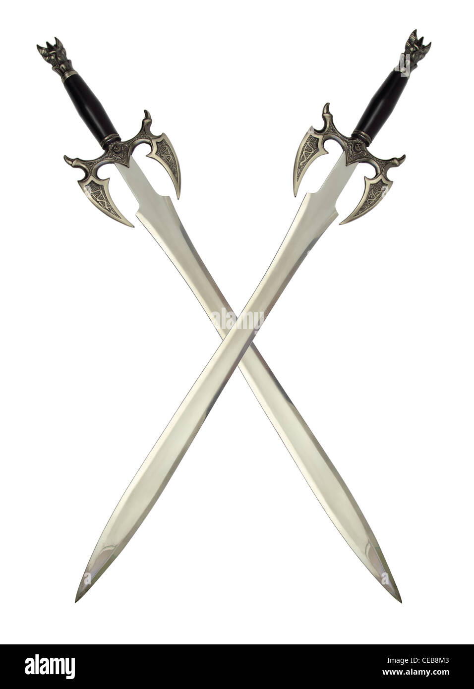 mittelalterliche Schwerter Stockfoto