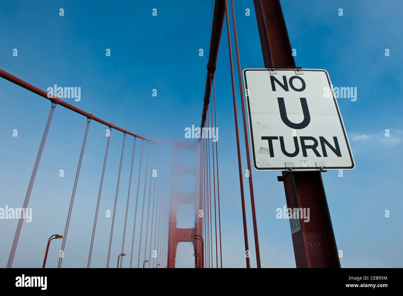 Golden Gate Bridge. In San Francisco. USA. Stockfoto