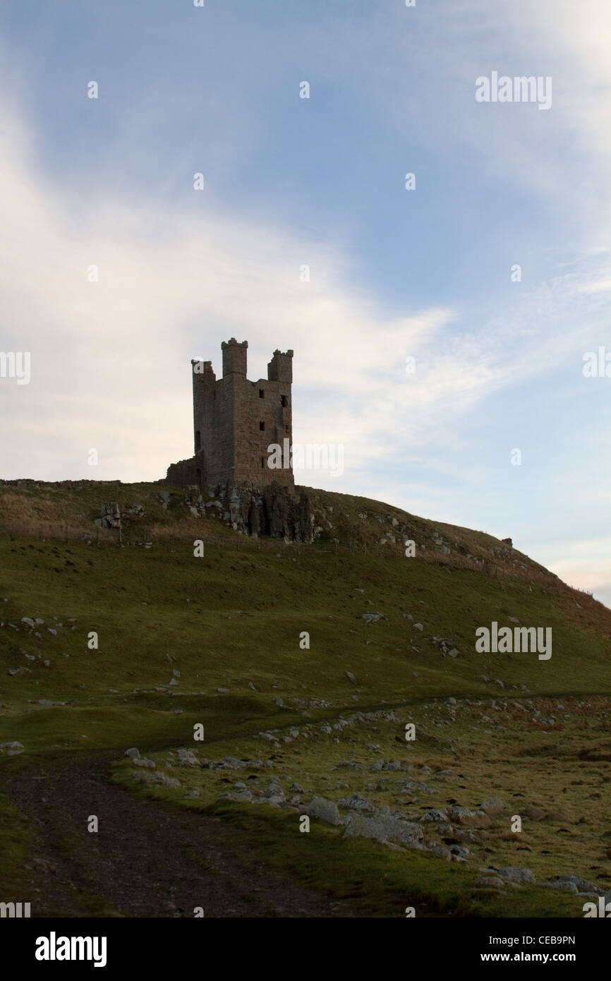 Dunstanburgh Castle Stockfoto
