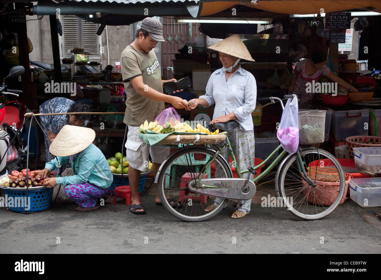 Diebe Markt Ho-Chi-Minh-Stadt-Vietnam Stockfoto