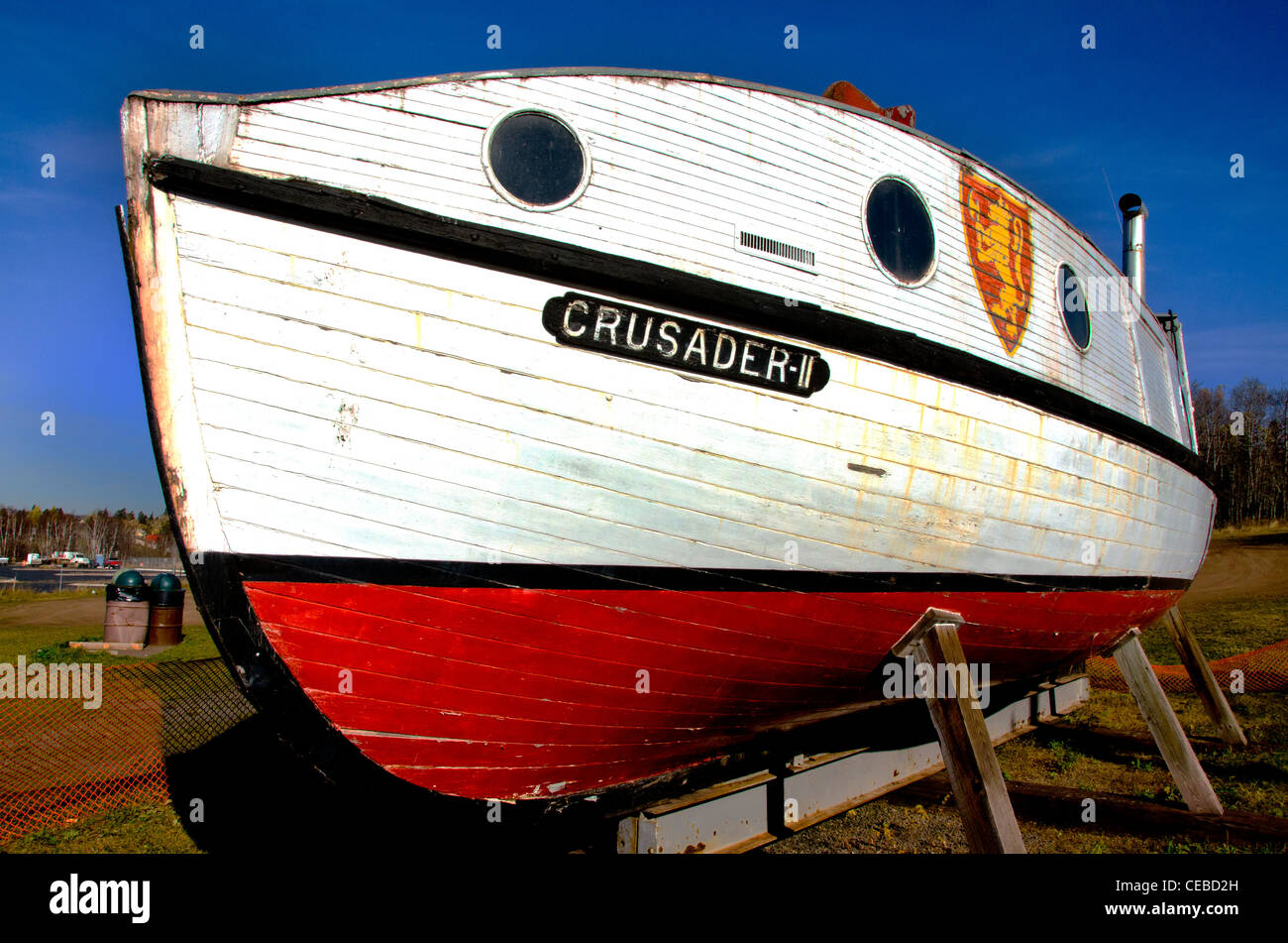 Kreuzritter II Fischerboot in Two Harbors, Minnesota, North Shore-Bereich entlang Lake Superior Stockfoto