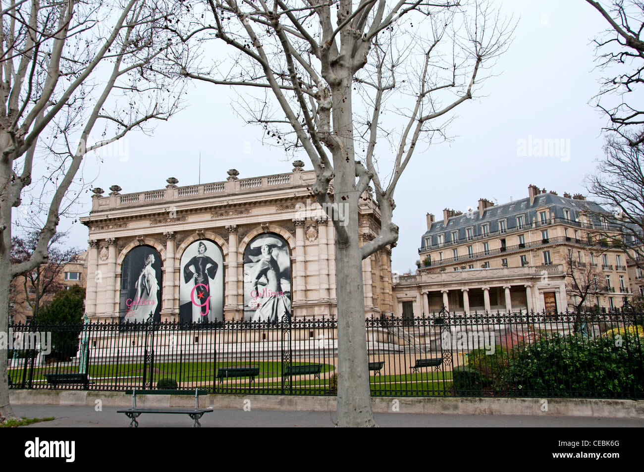 Das Palais Galliera Musée De La Mode De La Ville de Paris zeigt die Geschichte der Mode und Kostüm Designer Couturier Frankreich Stockfoto