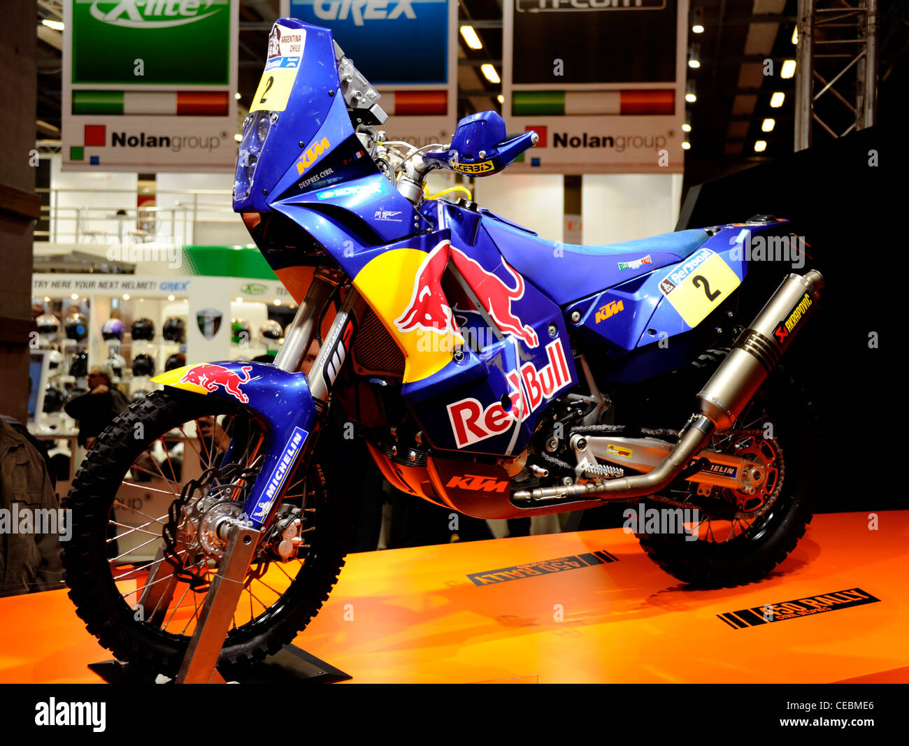 KTM 450 Rally Paris-Dakar, Red Bull, Österreich, Paris Motorrad Show,  Frankreich Stockfotografie - Alamy