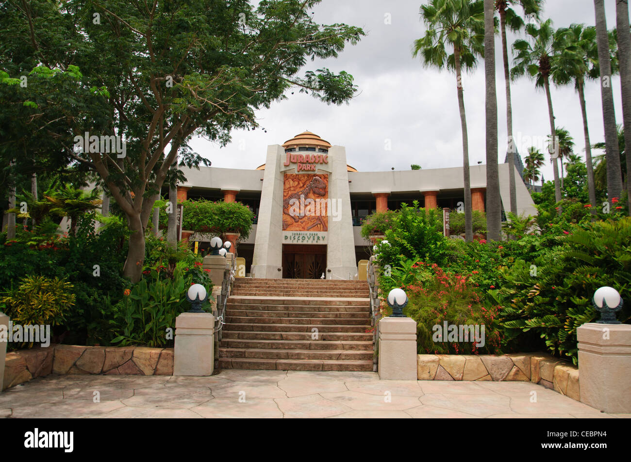 Universal Studios Inseln Abenteuer jurassic Park Stockfoto