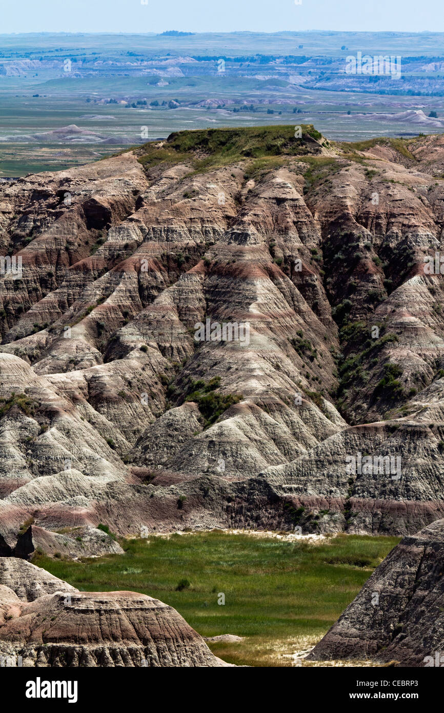 Nahaufnahme des Badlands Mounds Rocky Mountains National Park South