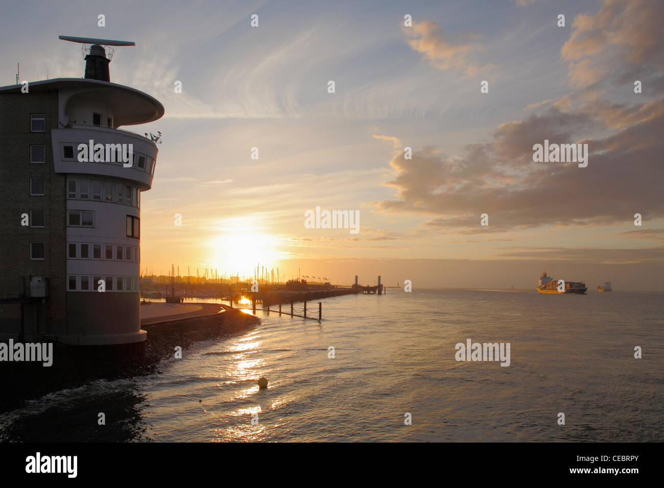 Nordsee in Cuxhaven, Deutschland Stockfoto