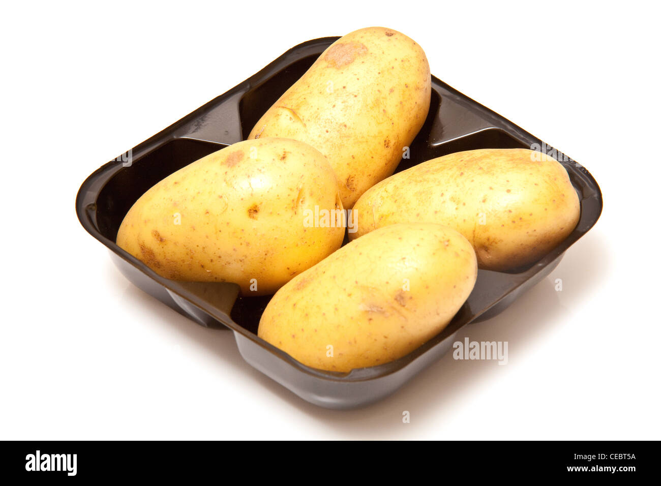 Vivaldi Backkartoffeln isoliert auf einem weißen Studio-Hintergrund. Stockfoto