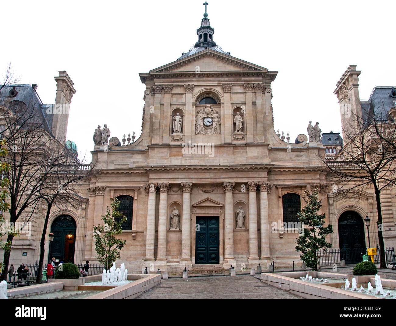 Sorbonne Universität in Paris platzieren la Sorbonne Frankreich Stockfoto