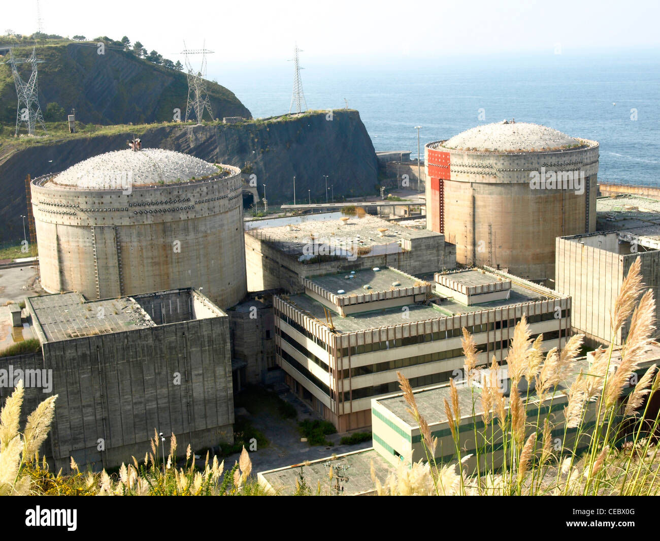 alten Kernkraftwerk im März (Spanien) Stockfoto