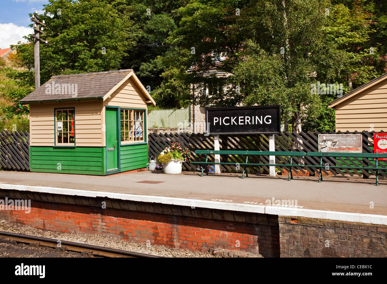 Pickering Bahnhof North Yorkshire Uk Stockfoto