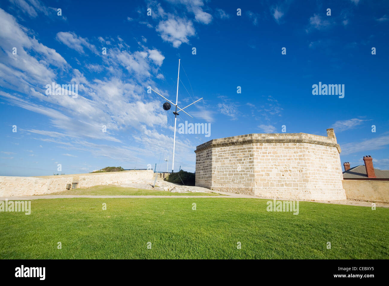 Das Runde Haus an Arthur Spitze.  Fremantle, Western Australia, Australien Stockfoto