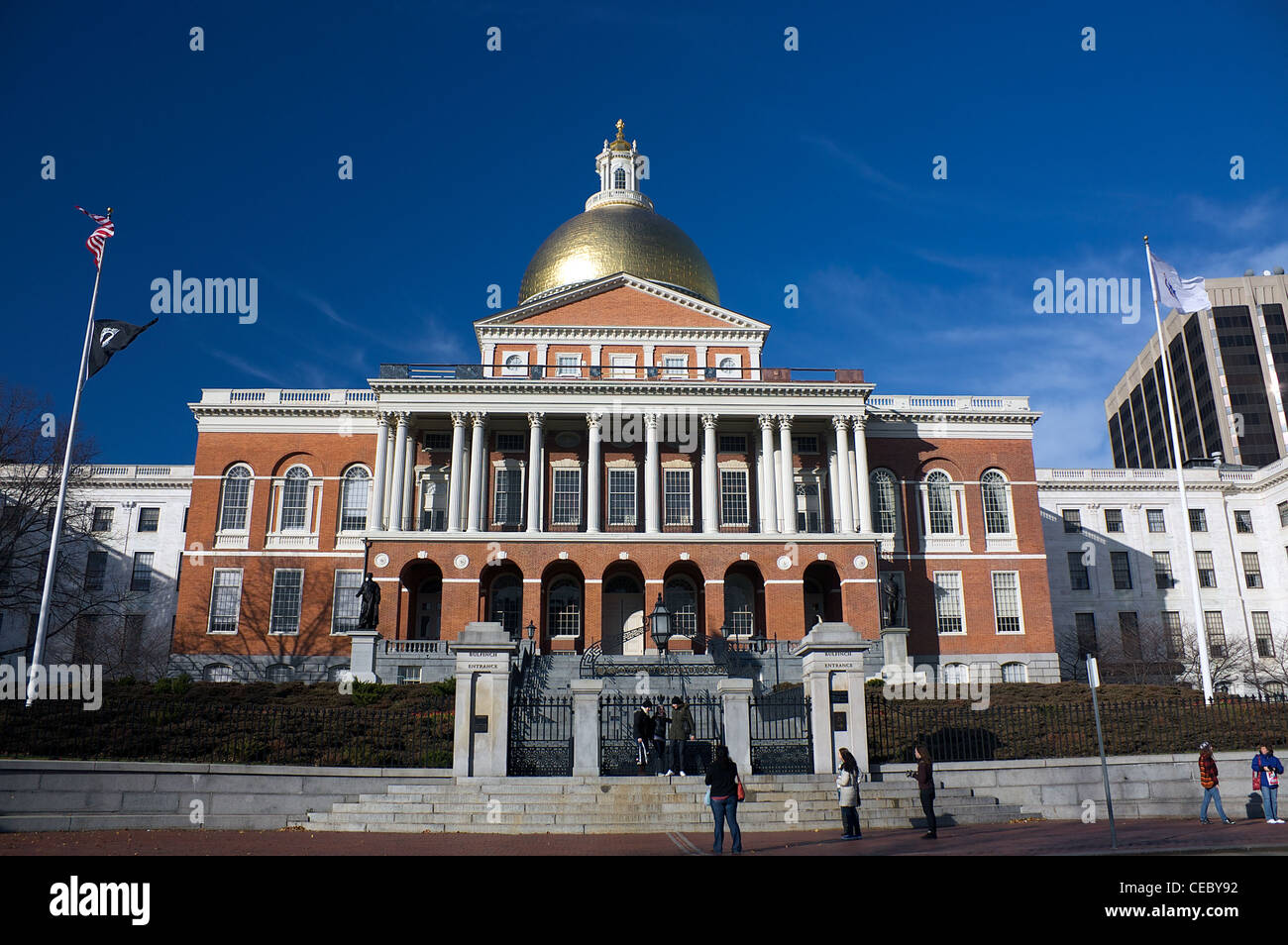State Capitol Building, Boston, Massachusetts Stockfoto