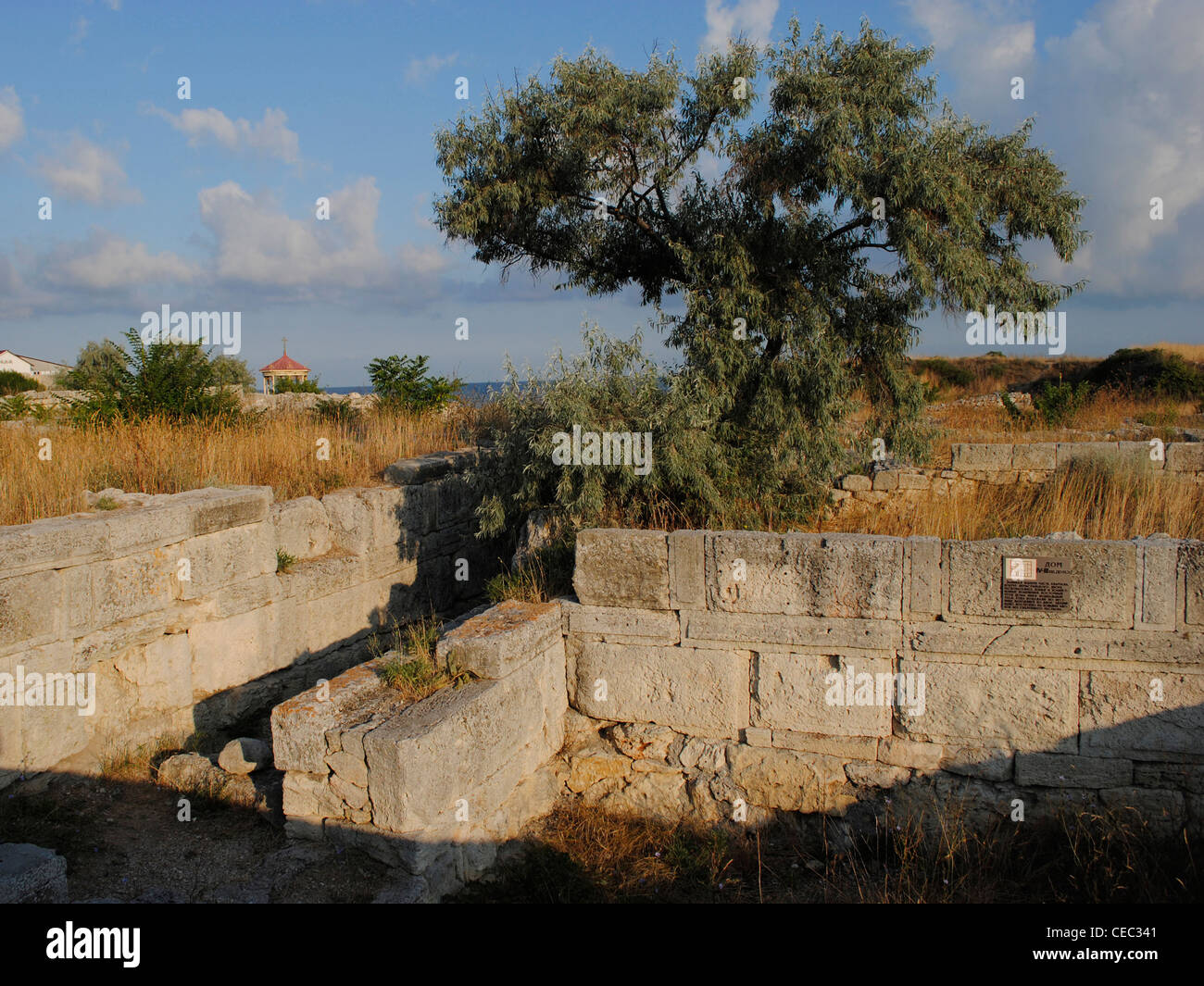 Ukraine. Chersones Taurica. 6. Jahrhundert vor Christus. Die Ruinen. Sewastopol. Stockfoto