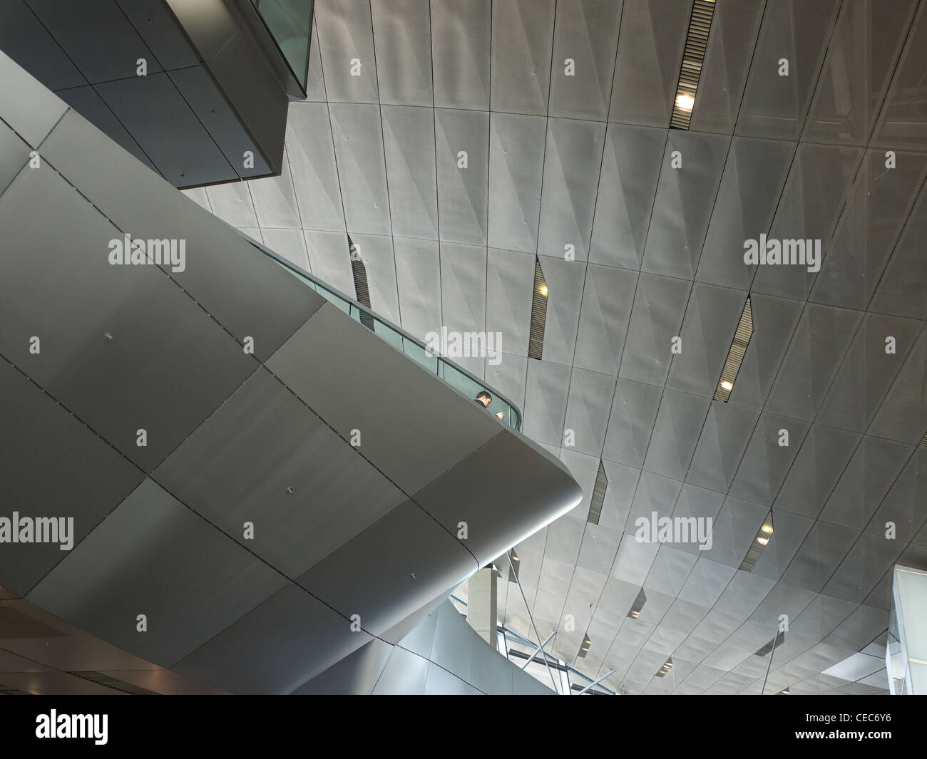 Ausstellung Halle der BMW Welt, München Stockfoto