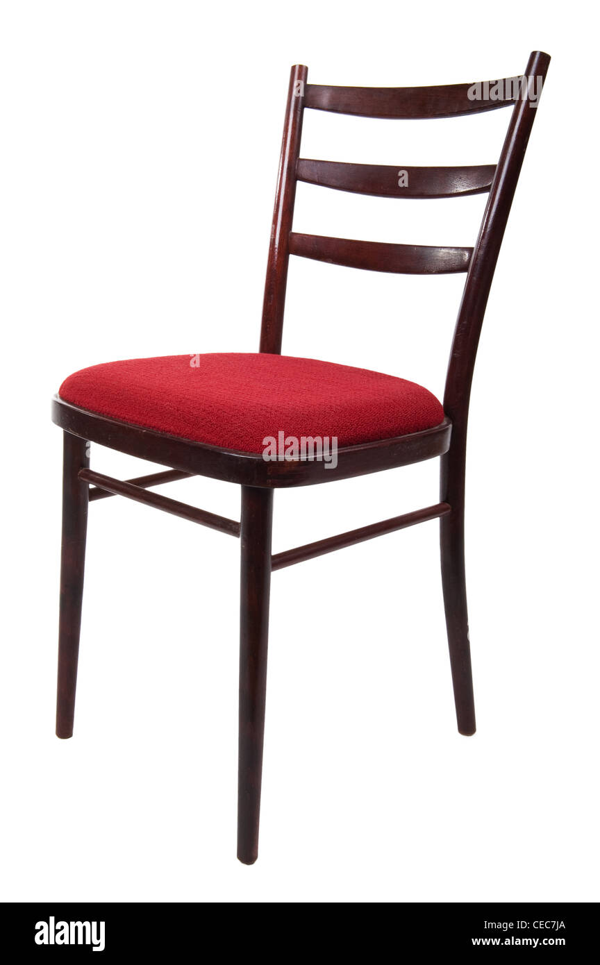Objekt auf weiß - Stuhl isoliert auf weißem Hintergrund Stockfoto