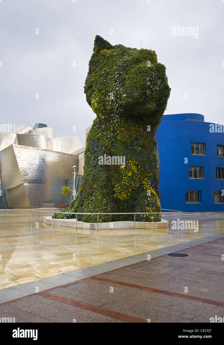 Das Guggenheim Museum in Bilbao entworfen von dem Architekten Gehry Stockfoto