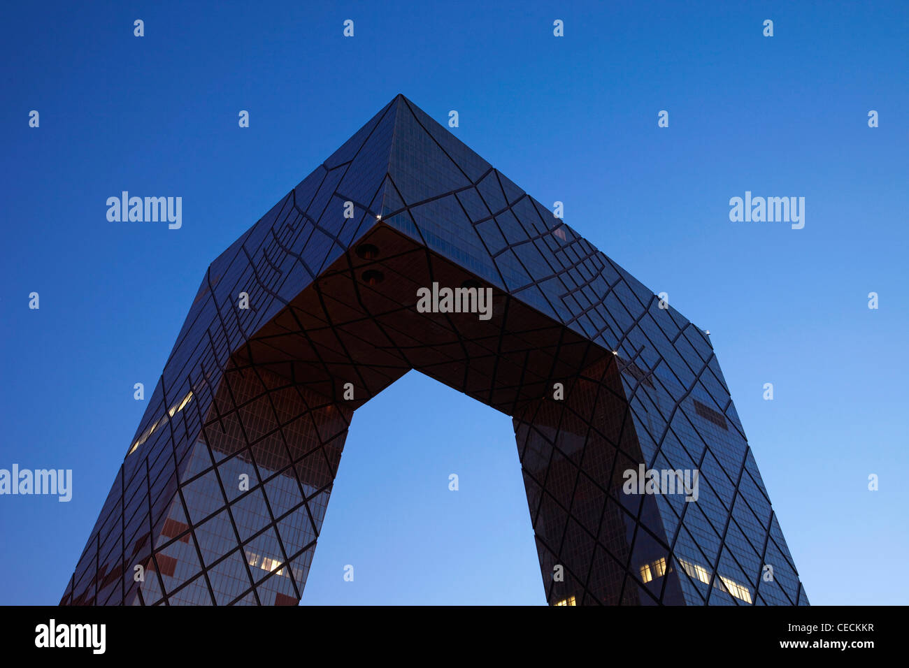 China Central Television Headquarters, Peking China Stockfoto