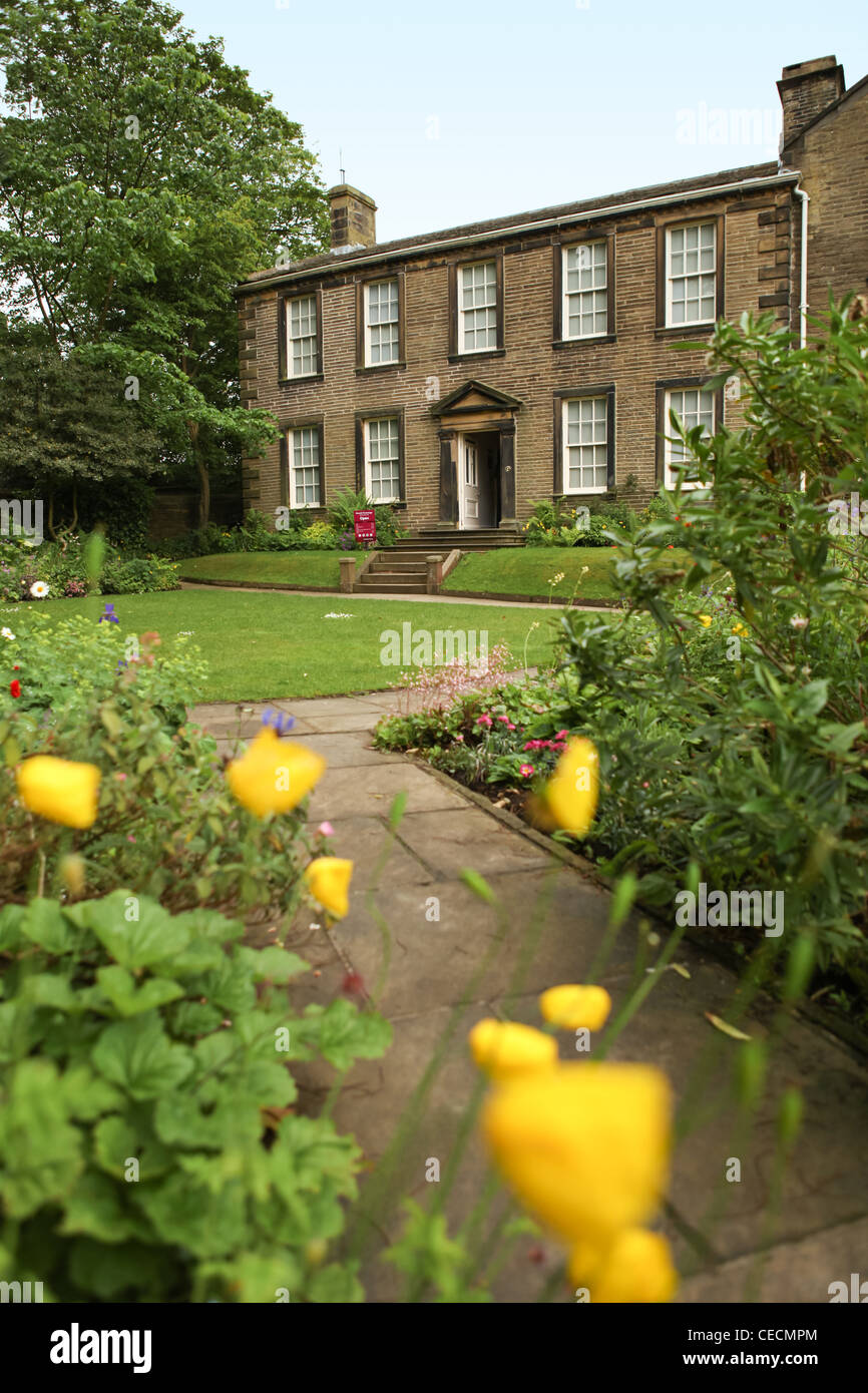 Der Bronte Parsonage Museum in Haworth, Yorkshire, Großbritannien Stockfoto