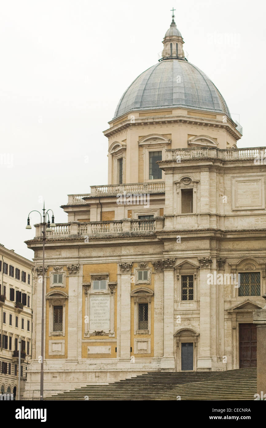 Der berühmte spanische Schritte Scalinata della Trinità dei Monti in Rom Italien Stockfoto