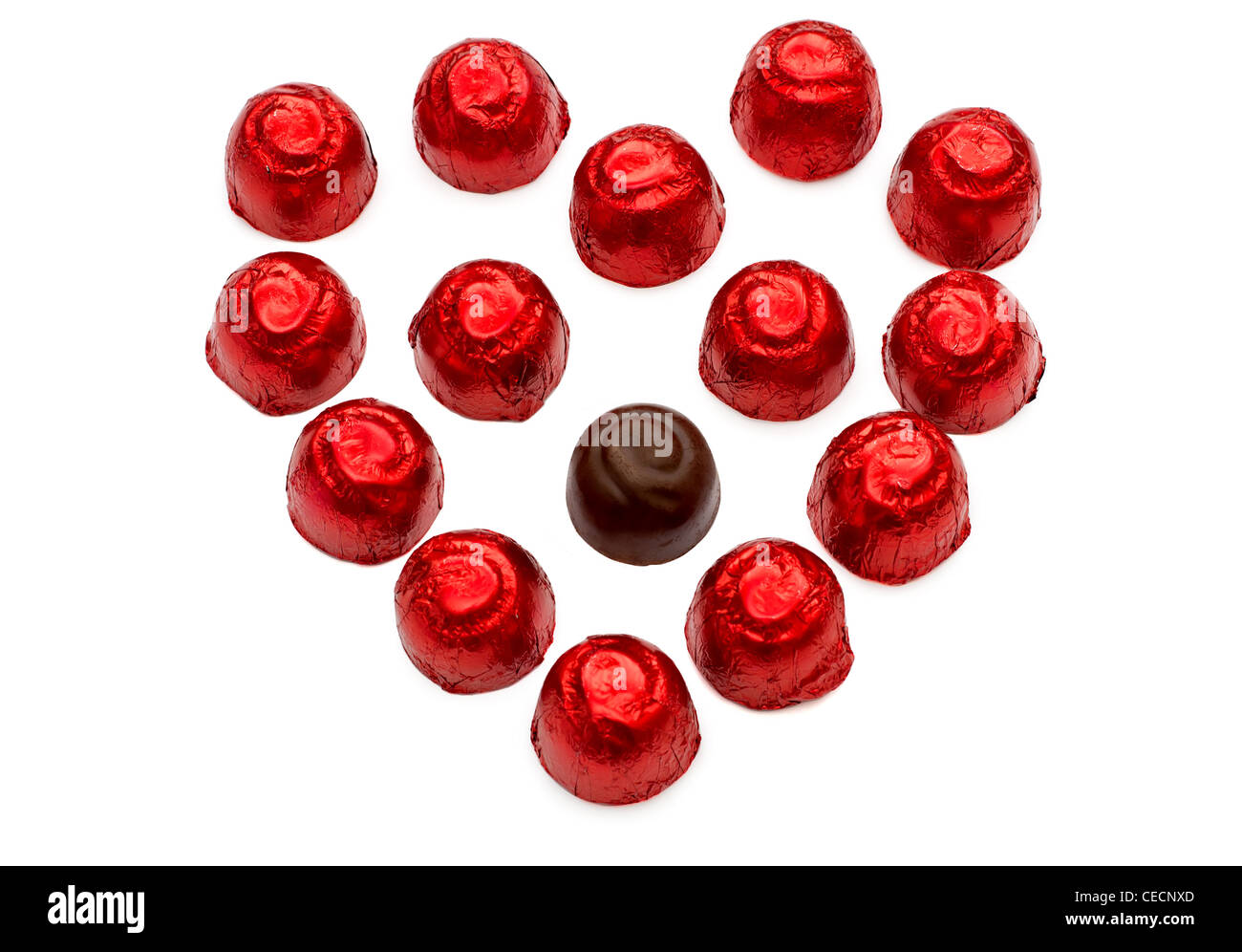 Schokolade Süßigkeiten Stockfoto