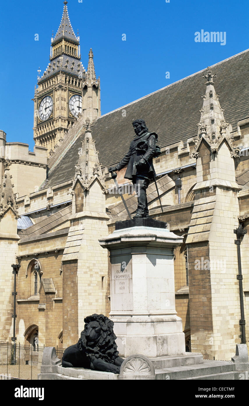 Großbritannien, Great Britain, England, London, Westminster, Statue von Oliver Cromwell Stockfoto