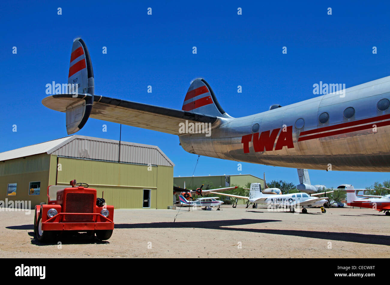 Trans World Airlines L-049 Konstellation im Pima Air Museum Stockfoto