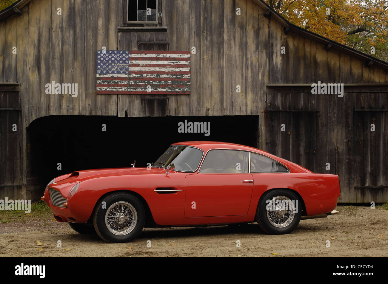 1960 Aston Martin DB4 GT von Touring Stockfoto