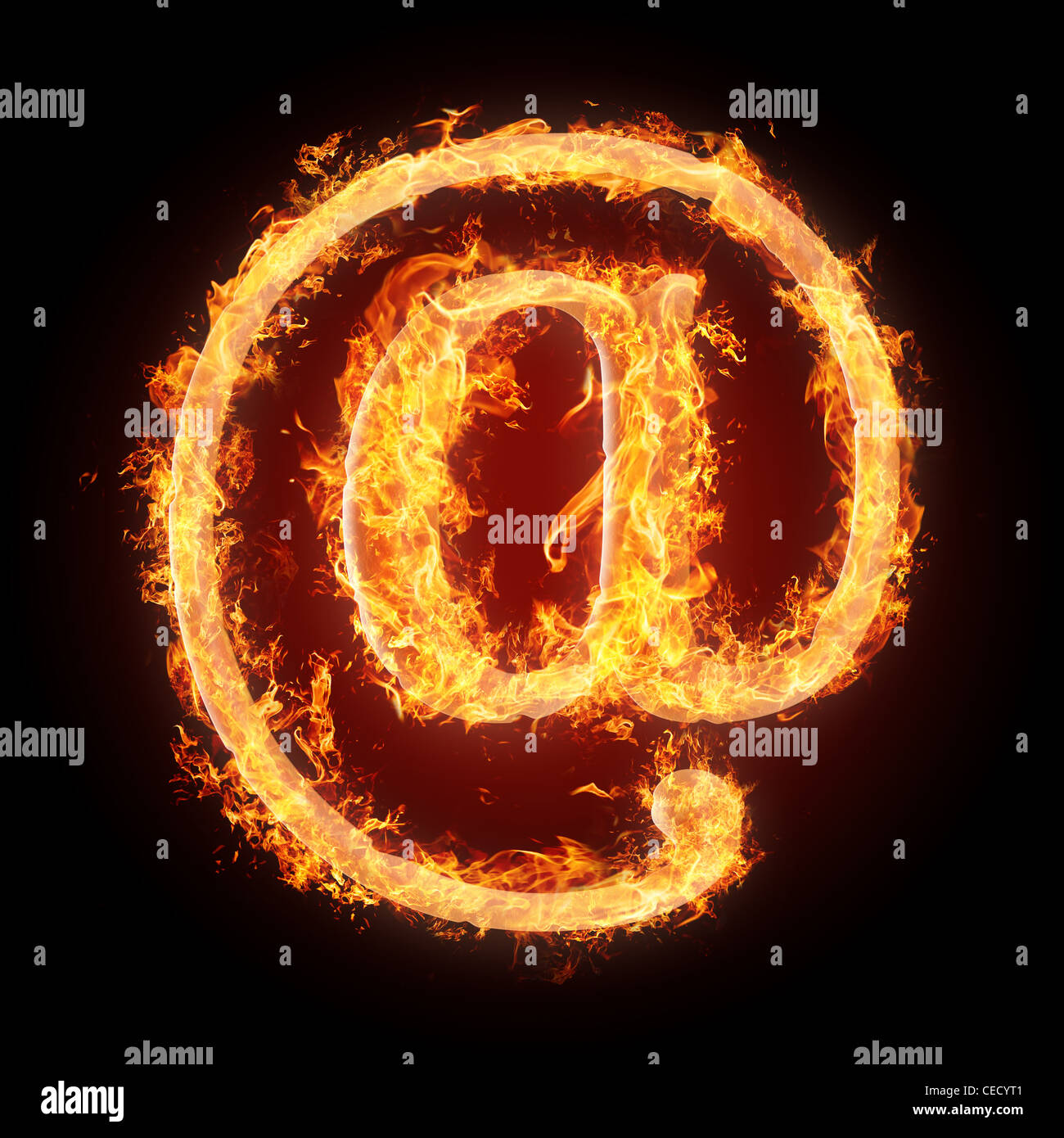 Buchstaben und symbole bei brand zeichen stockfotografie alamy