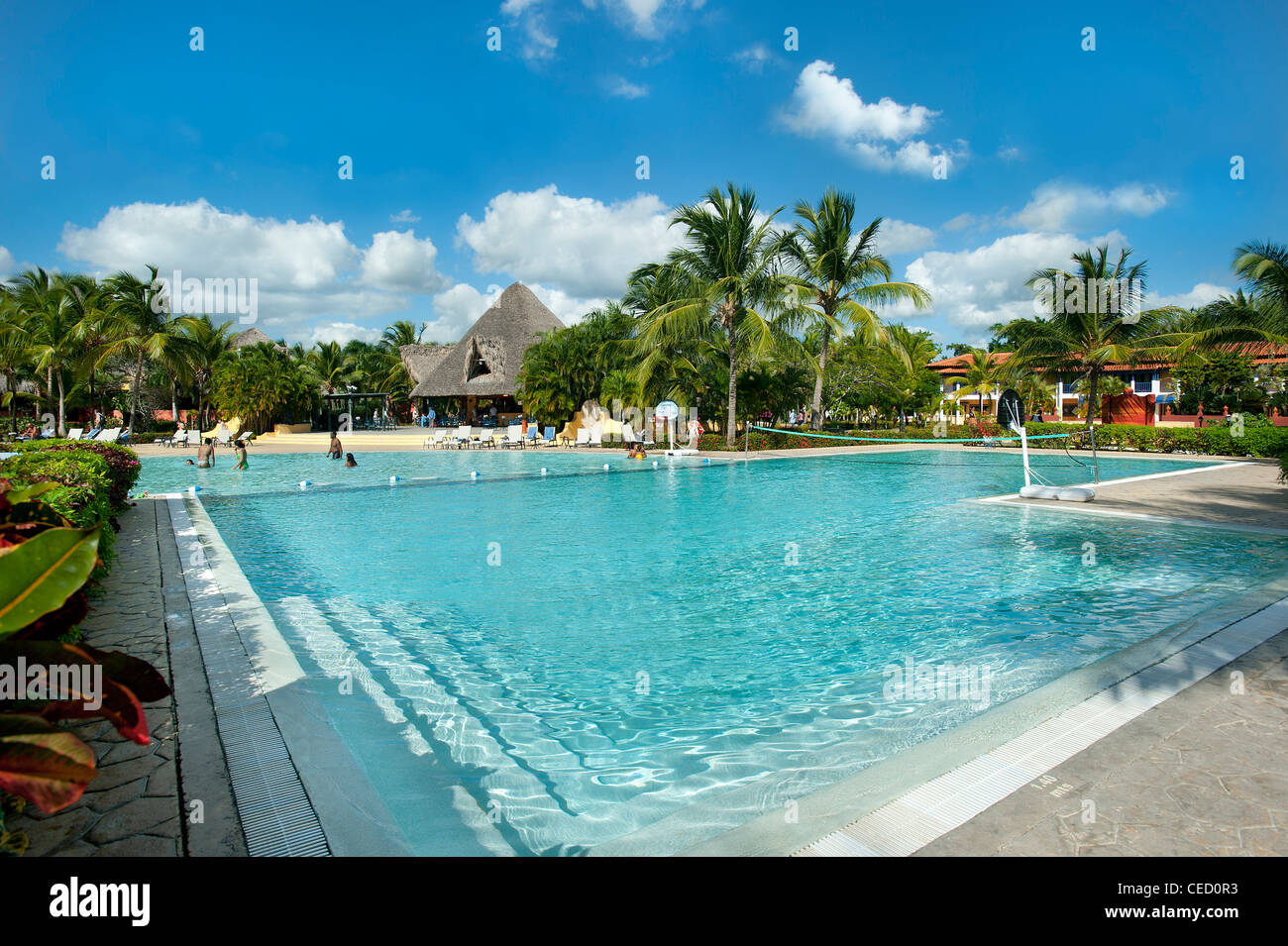 Schwimmbad Catalonia Gran Dominicus Bayahibe Dominikanische Republik Stockfoto