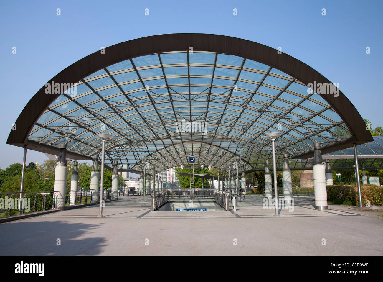 U-Bahnstation, Dortmund, Ruhr Gebiet, North Rhine-Westphalia, Deutschland, Europa Stockfoto