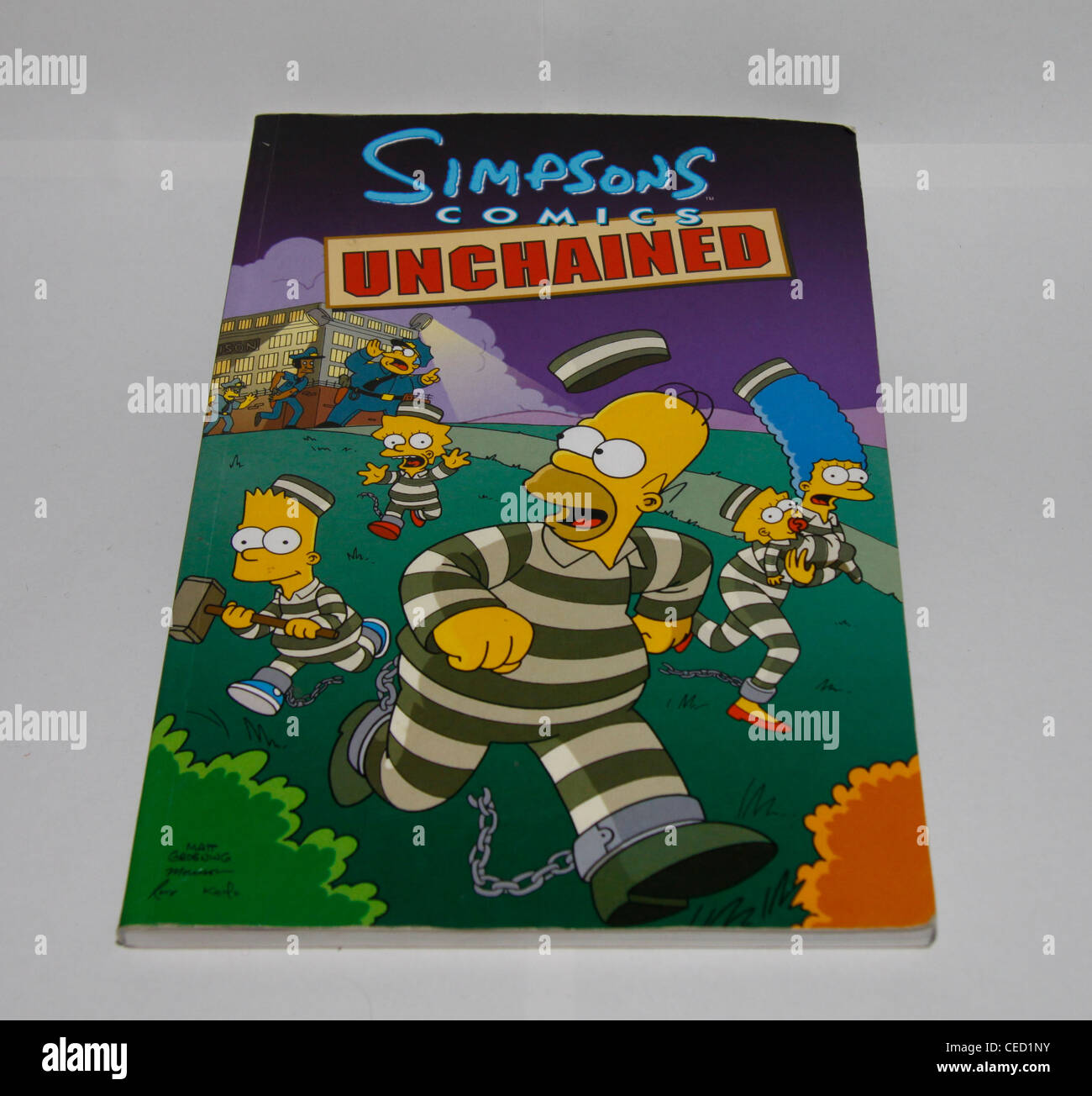 Simpson Comic-Magazin Stockfoto