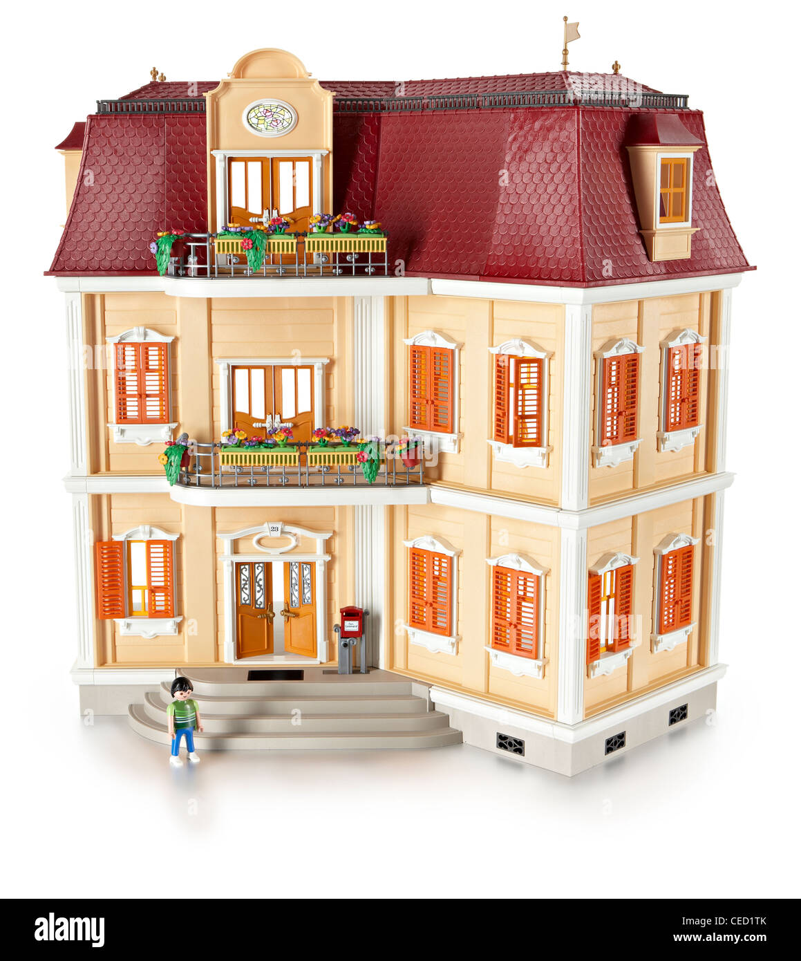 Mobilen Villa Spielhaus Stockfoto