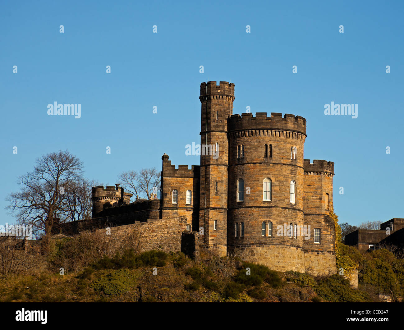 Calton Gefängnis Edinburgh Schottland Großbritannien Europa Stockfoto