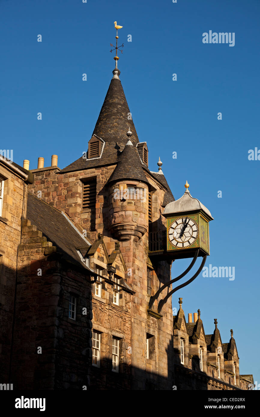 Tolbooth, Royal Mile, Canongate Edinburgh Schottland Großbritannien Europa Stockfoto