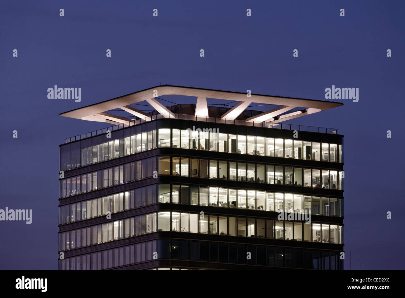 Astra-Brauerei-Gelände, Office Tower, St. Pauli, Hamburg, Hamburg, Deutschland, Europa Stockfoto